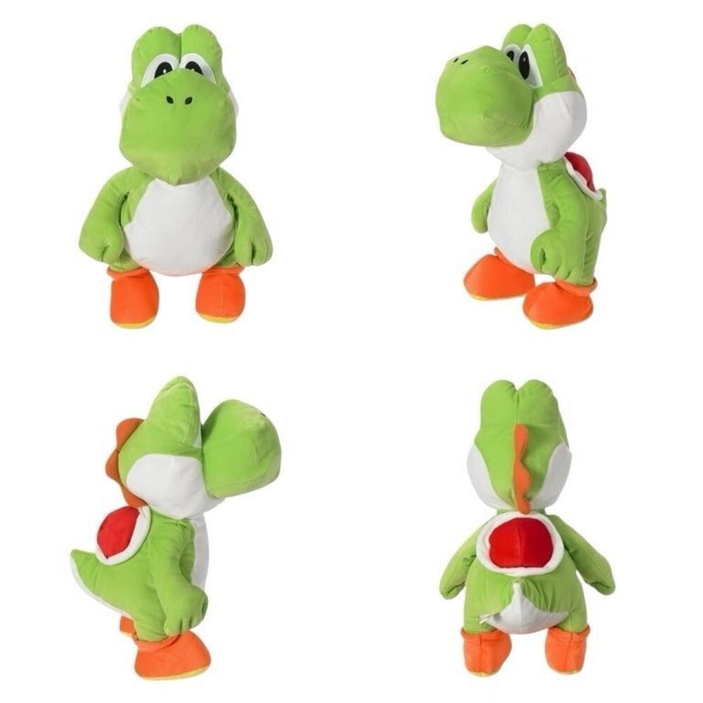 Super Mario Kids Yoshi Bedding jumbo Plush 20”